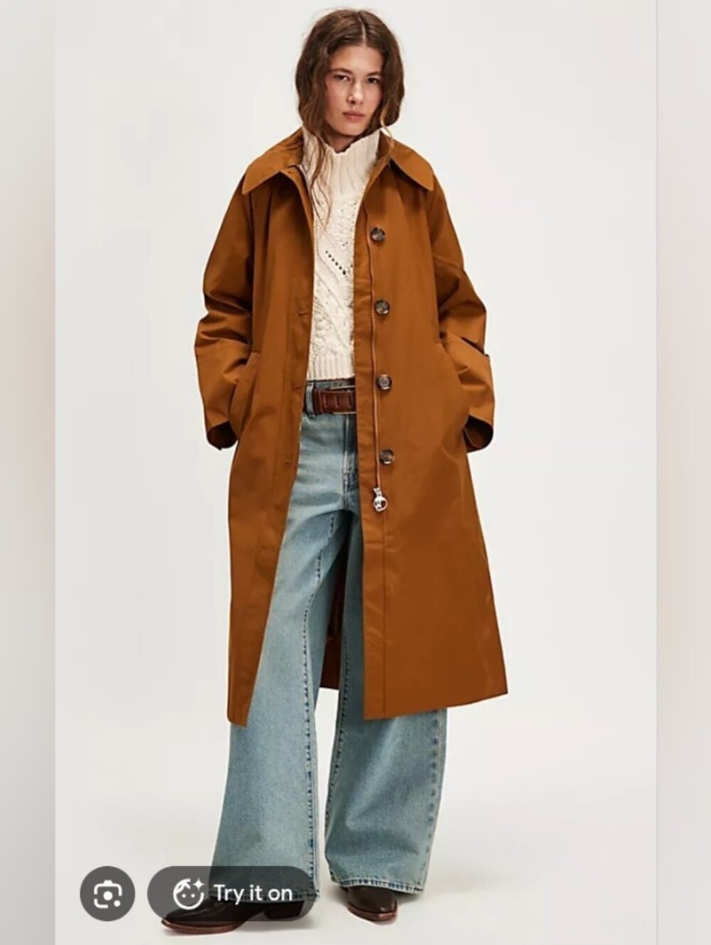 Barbour Beatrix Showerproof Trench, Size US 8